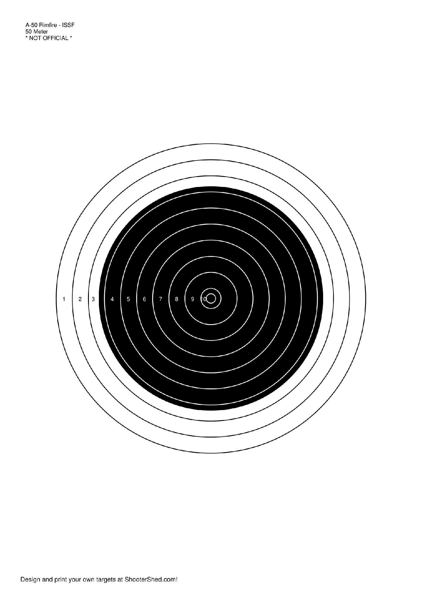 Shooter Shed — Shooting target generator with PDF export